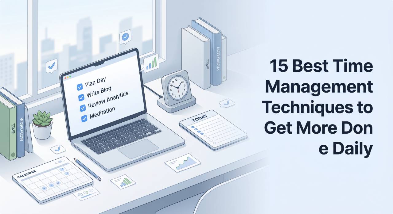 15 Best Time Management Methods to Get More Done Daily
