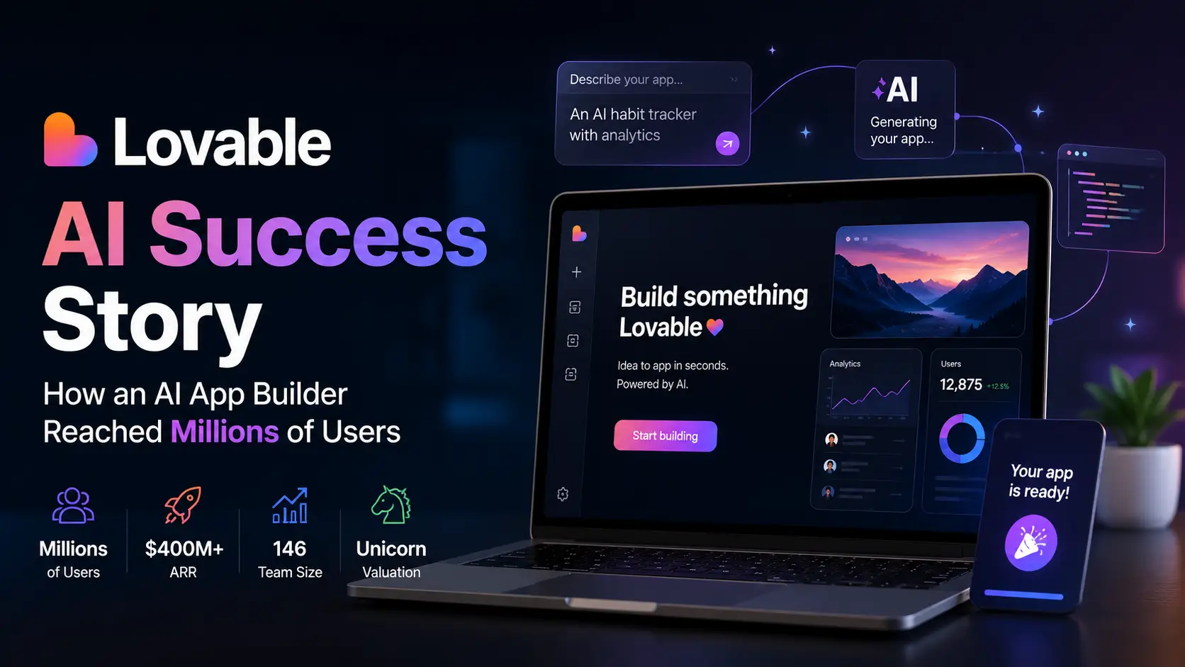 Lovable AI Success Story: How an AI App Builder Reached Millions of Users