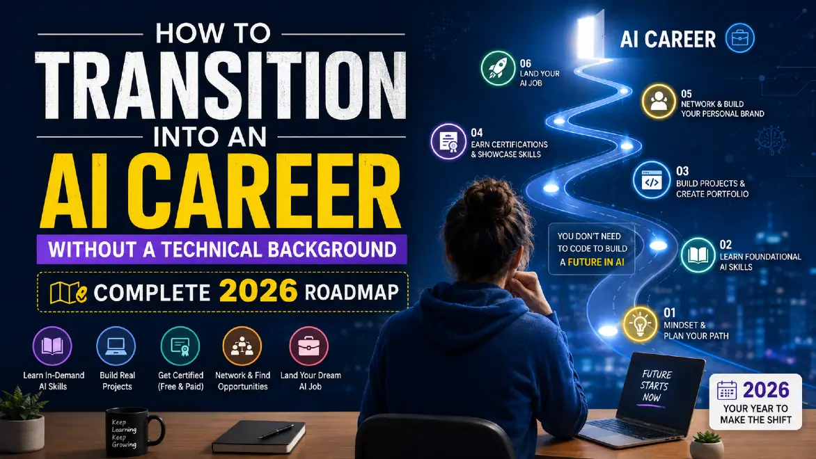 How to Transition into an AI Career Without a Technical Background (Complete 2026 Roadmap)